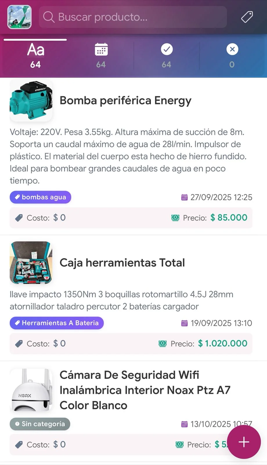 SaleApp - Nueva Vista